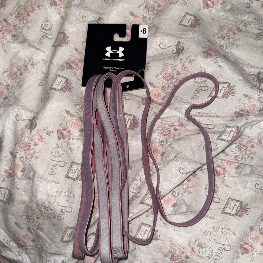 Under Armour Women's Pink and Gray Hairbands